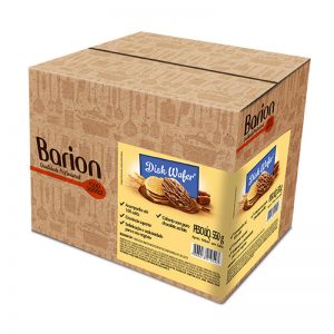 DISK WAFFER CHOCOLATE AO LEITE BARION 550G