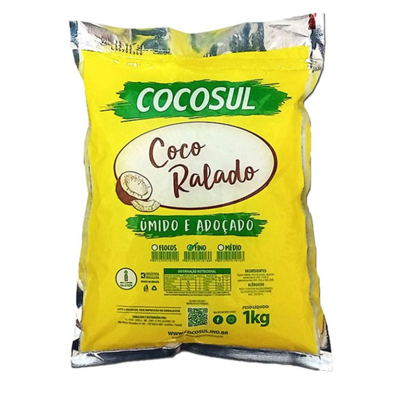 COCO RALADO FINO COCOSUL ÚMIDO 1KG S A Alimentos