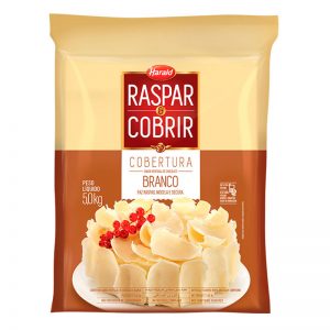 CHOCOLATE RASPAR E COBRIR BRANCO HARALD 5KG