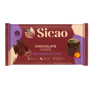 CHOCOLATE SICAO MEIO AMARGO 2,1KG