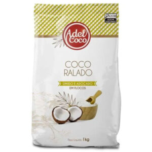 COCO FLOCOS ADELCOCO ÚMIDO E ADOÇADO 1KG