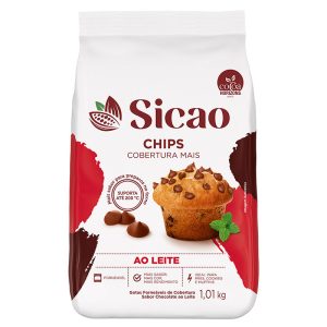 COBERTURA SICAO CHIPS AO LEITE 1,01KG