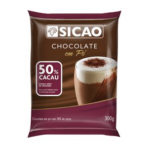 CHOCOLATE EM PÓ 50% CACAU SICAO 300G