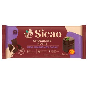 CHOCOLATE SICAO MEIO AMARGO 1,01KG