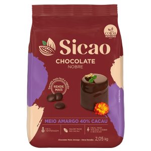 CHOCOLATE SICAO GOTAS MEIO AMARGO 2,05KG