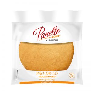 PÃO DE LÓ NEUTRO PANETTO 18X180G ARO 16