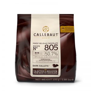 CHOCOLATE CALLEBAUT GOTAS AMARGO 50,7% 400G