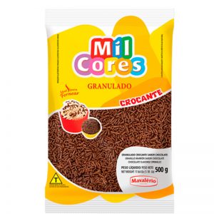 CHOCOLATE FLOCOS GRANULADO CROCANTE MAVALÉRIO 500G