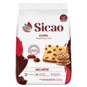 COBERTURA SICAO CHIPS AO LEITE 2,5KG