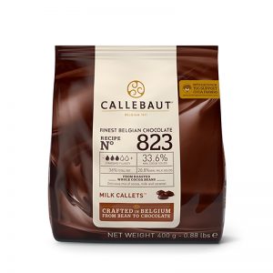 CHOCOLATE CALLEBAUT 823 GOTAS AO LEITE 33,6% 400G