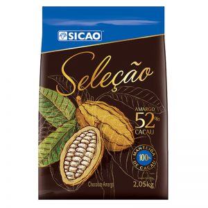 CHOCOLATE SICAO GOTAS AMARGO SELEÇÃO 52% 2,05KG