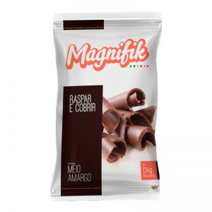 CHOCOLATE RASPAR E COBRIR AMARGO MAGNIFIK 5KG