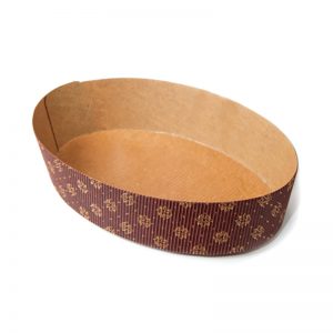 FORMA COLOMBA DECORADA OVAL 300G 100UN