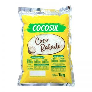 COCO FLOCOS COCOSUL ÚMIDO ADOÇADO 1KG
