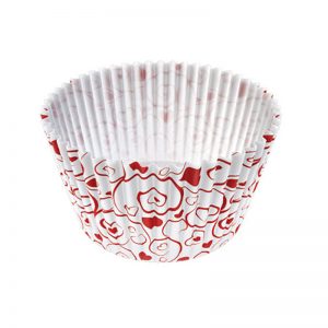 FORMA PAPEL CUPCAKE VERMELHA SWEET LOVE 45UN