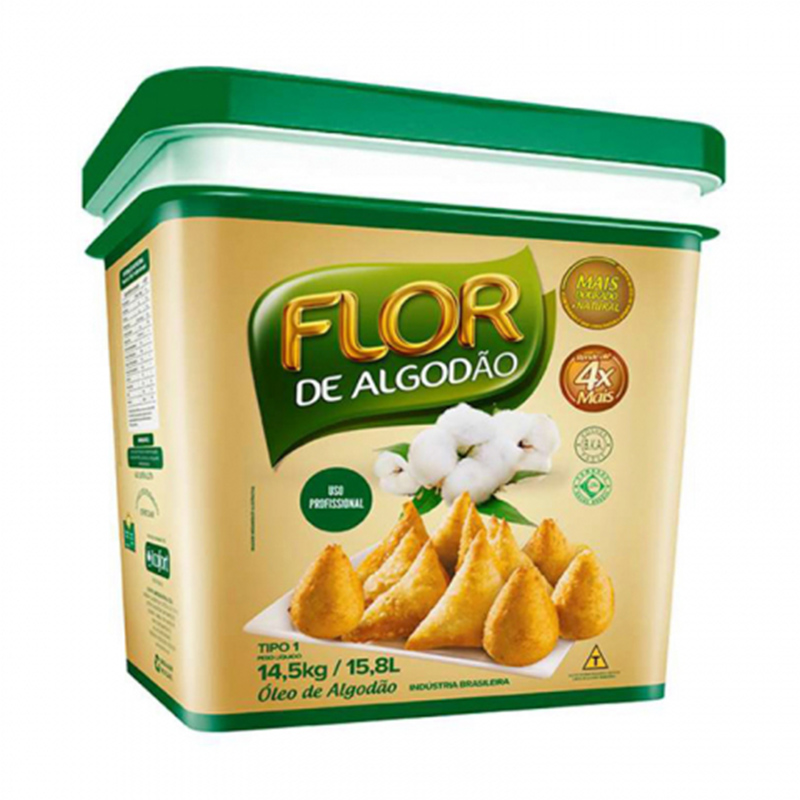 ÓLEO DE ALGODÃO FLOR DE ALGODÃO 15,8L – S.A. Alimentos