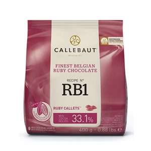 CHOCOLATE CALLEBAUT RUBY GOTAS 400G