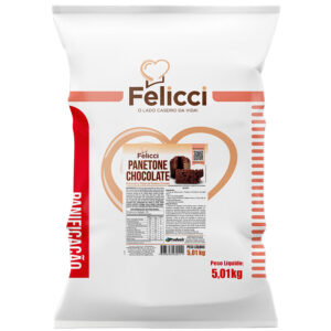 MISTURA PANETONE PÓ GOTAS DE CHOCOLATE FELICCI 100% 5KG