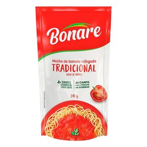 MOLHO DE TOMATE BONARE 24X340G TRADICIONAL SACHÊ