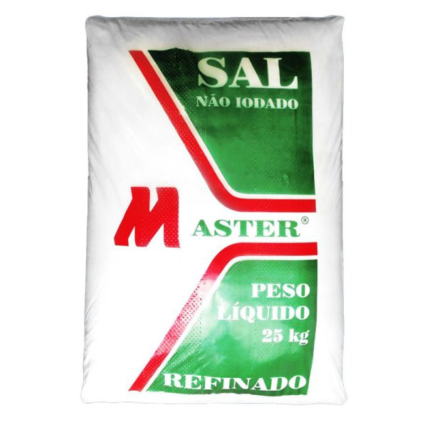 SAL REFINADO MASTER SEM IODO 25KG