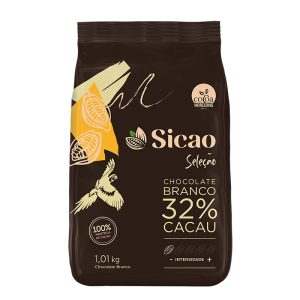 CHOCOLATE SICAO GOTAS BRANCO SELEÇÃO 1,01KG