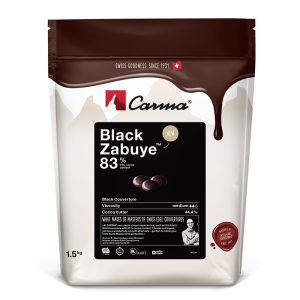 CHOCOLATE CARMA BLACK ZABUYE 83% AMARGO 1,5KG