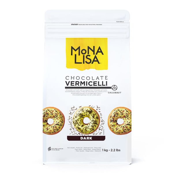 CHOCOLATE GRAN MONALISA VERMICELI AMARGO 1KG