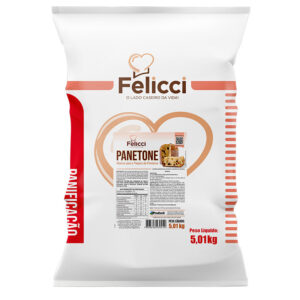 MISTURA PANETONE PÓ COM GEMA FELICCI 100% 5,01KG