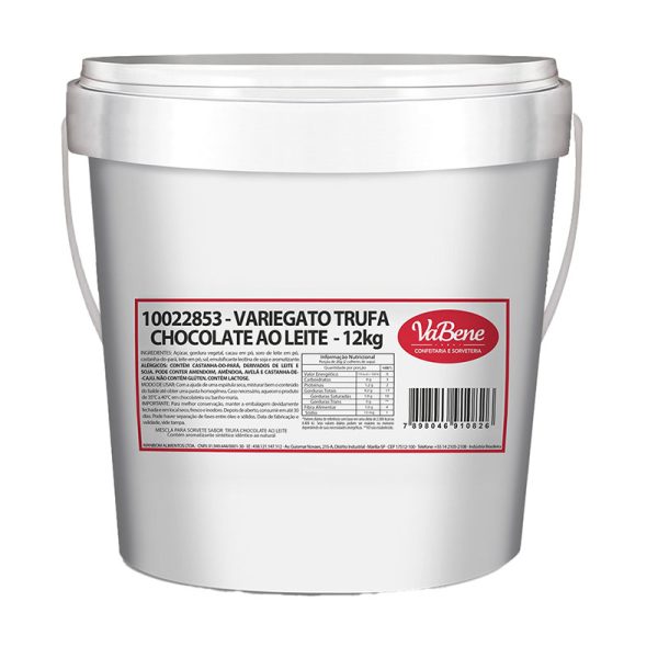 VARIEGATO TRUFA CHOCOLATE AO LEITE VABENE 12KG