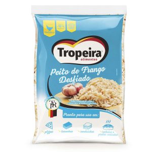 PEITO DE FRANGO DESFIADO TEMPERADO TROPEIRA 2KG