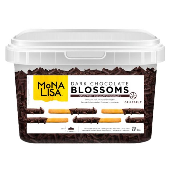 RASPAS CHOCOLATE MONALISA AMARGO 1KG