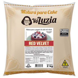MISTURA CAKE RED VELVET VÓ LUZIA 2KG