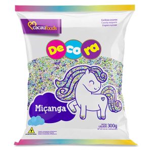 CONFEITO DECORA MIÇANGA COLORIDO BEBÊ 300G