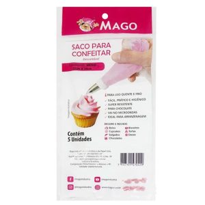 SACO PARA CONFEITAR MAGO 5 UNIDADES