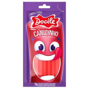 GELATINES CANUDO MORANGO DOCILE 12X70G