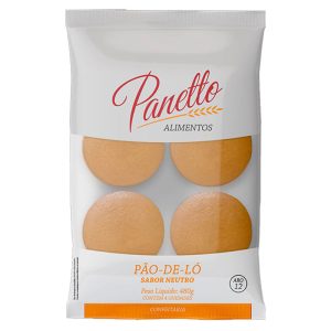 PÃO DE LÓ NEUTRO PANETTO 24X120G ARO 12