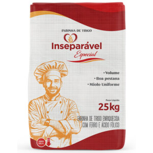 FARINHA DE TRIGO INSEPARÁVEL 000 25KG PAPEL