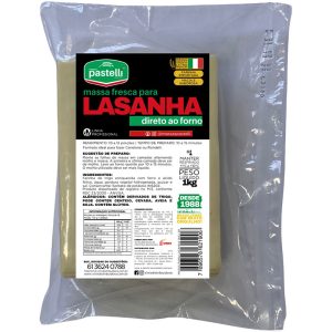MASSA PARA LASANHA PASTELLI 1KG