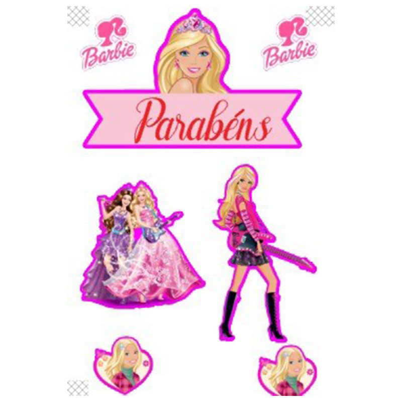 Topper Bolo Barbie