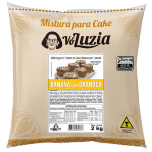 MISTURA CAKE BANANA/GRANOLA VÓ LUZIA 2KG