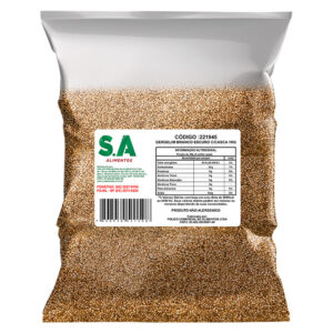 GERGELIM BRANCO ESCURO COM CASCA 1KG