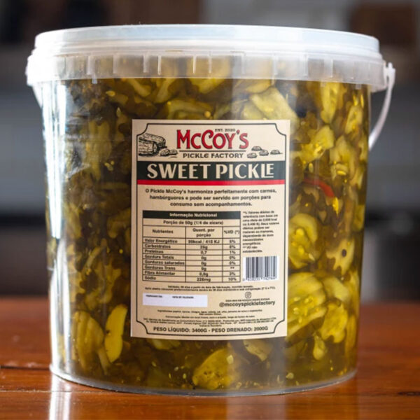 PICKLE SWEET MCCOY'S 3,4KG