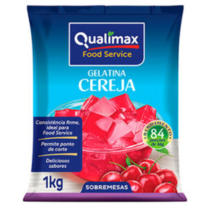 GELATINA CEREJA QUALIMAX 1KG