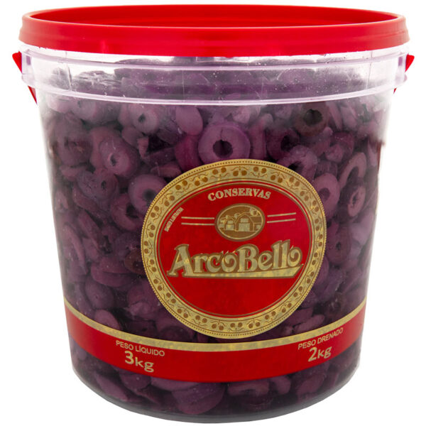 AZEITONA PRETA FATIADA ARCOBELLO 2KG
