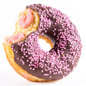 DONUTS RING CREME DE MORANGO MELHOR BOCADO 24X75G