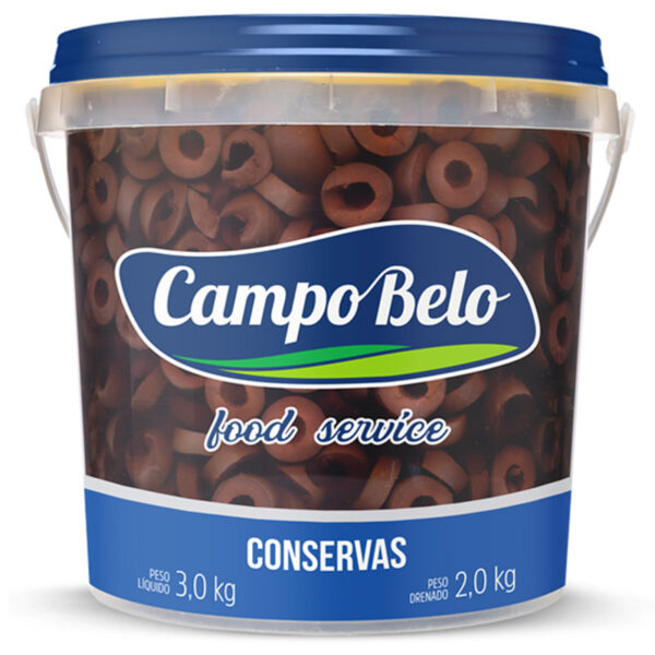 AZEITONA PRETA FATIADA CAMPO BELO 2KG