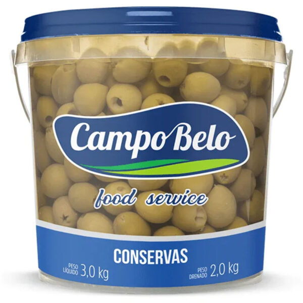 AZEITONA VERDE SEM CAROÇO BELO 2KG