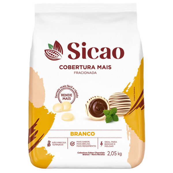 COBERTURA SICAO GOTAS BRANCO 2,05KG