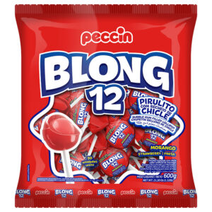 PIRULITO BLONG 12 MORANGO 600G