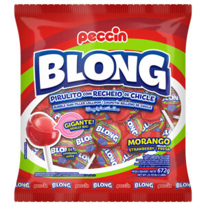 PIRULITO BLONG MORANGO 672G